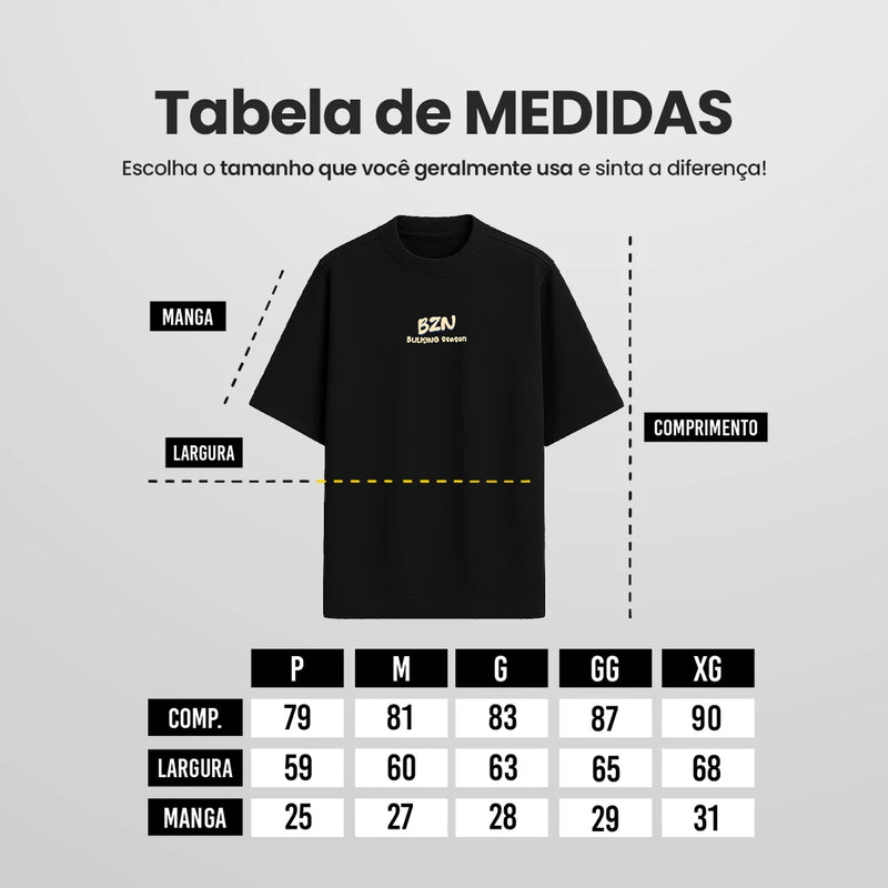 Camiseta Oversized BZN -  BULKING